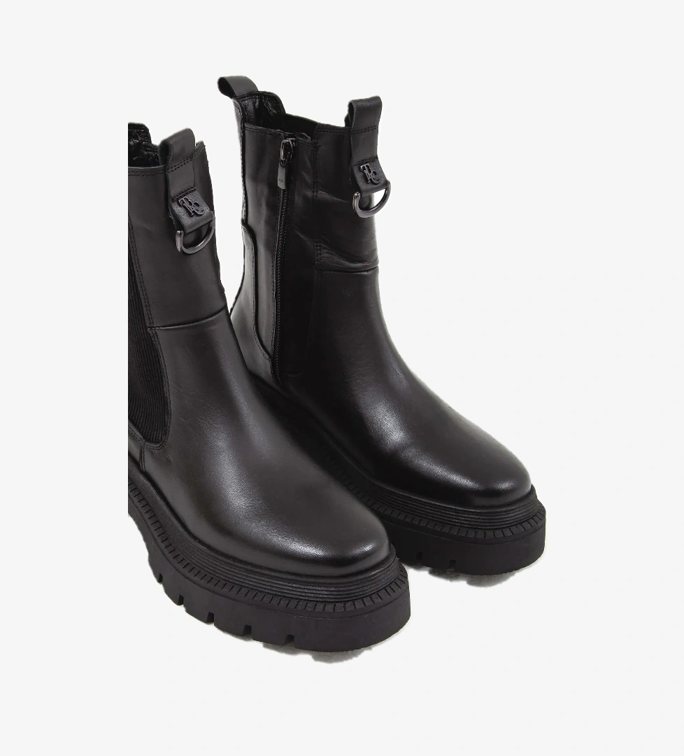 Tamer Tanca Tamer Tanca Kadın Hakiki Deri Siyah Günlük Bot model görseli