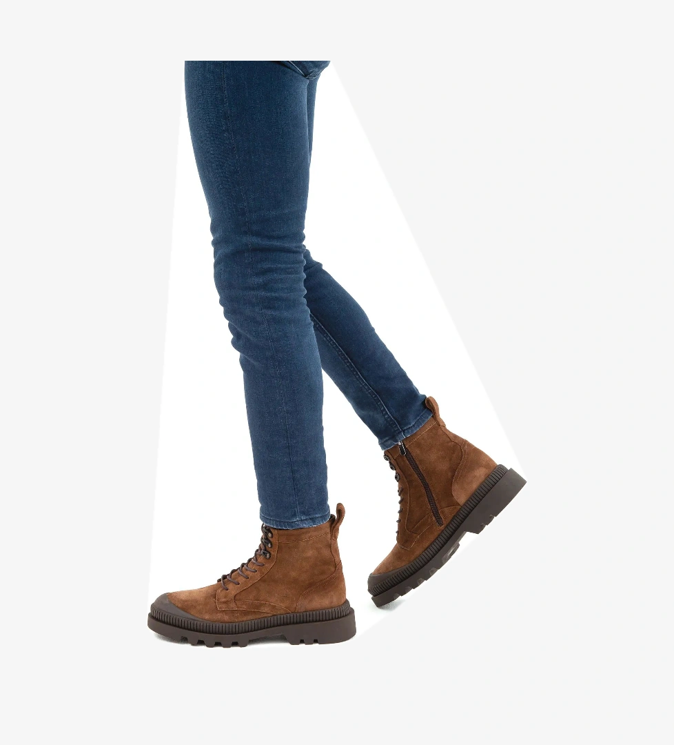 Tamer Tanca Tamer Tanca Erkek Hakiki Deri Kahverengi Süet Casual Bot model görseli