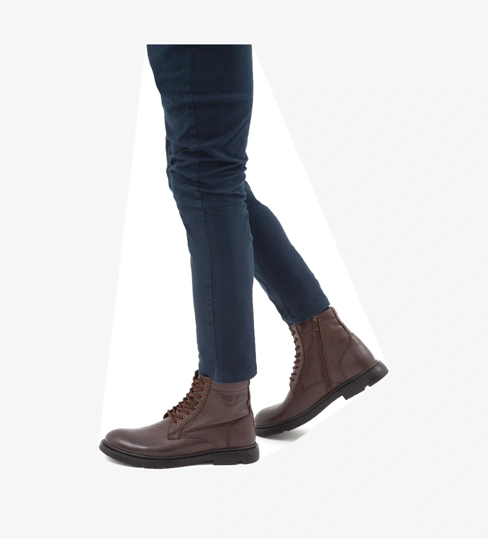 Tamer Tanca Tamer Tanca Erkek Hakiki Deri Kahverengi Klasik Bot model görseli