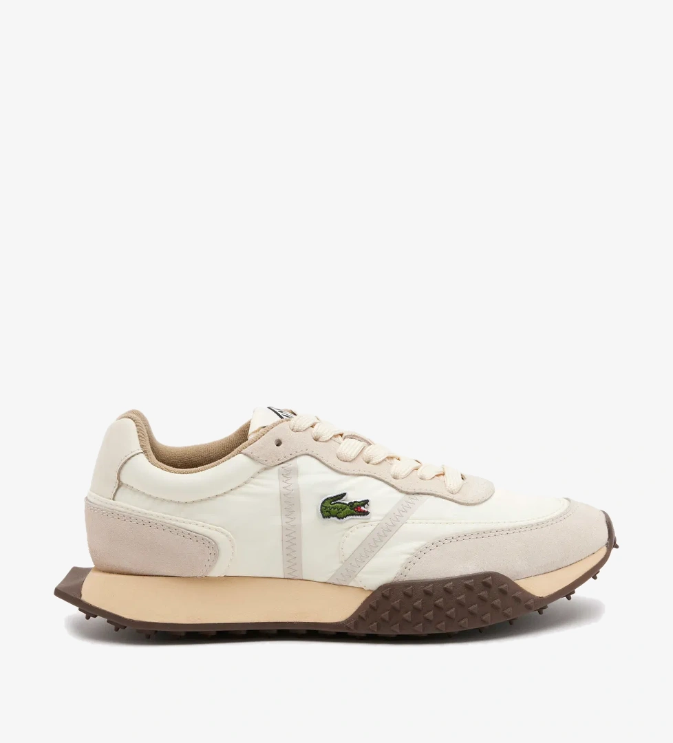 Lacoste L-Spin Deluxe 3.0 Kadın Bej Sneaker - Görsel 1