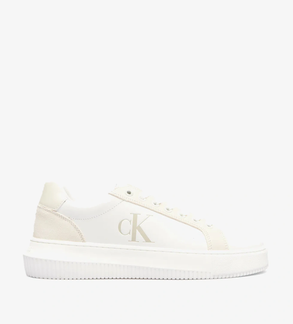 Calvin Klein Jeans Kadın Beyaz Sneaker - Görsel 1