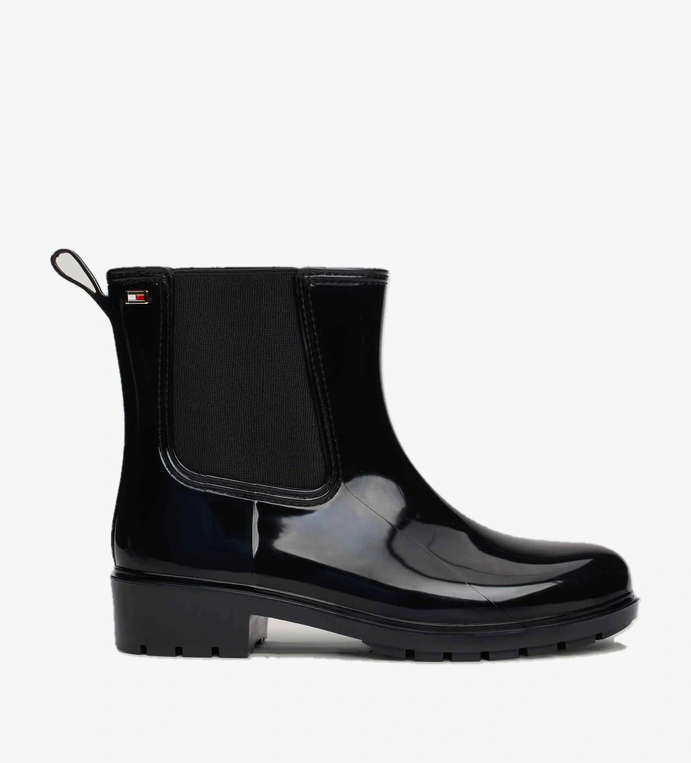 Tommy Hilfiger Tommy Hilfiger Kadın Siyah Yağmur Botu | FashFed Siyah - 1. görsel