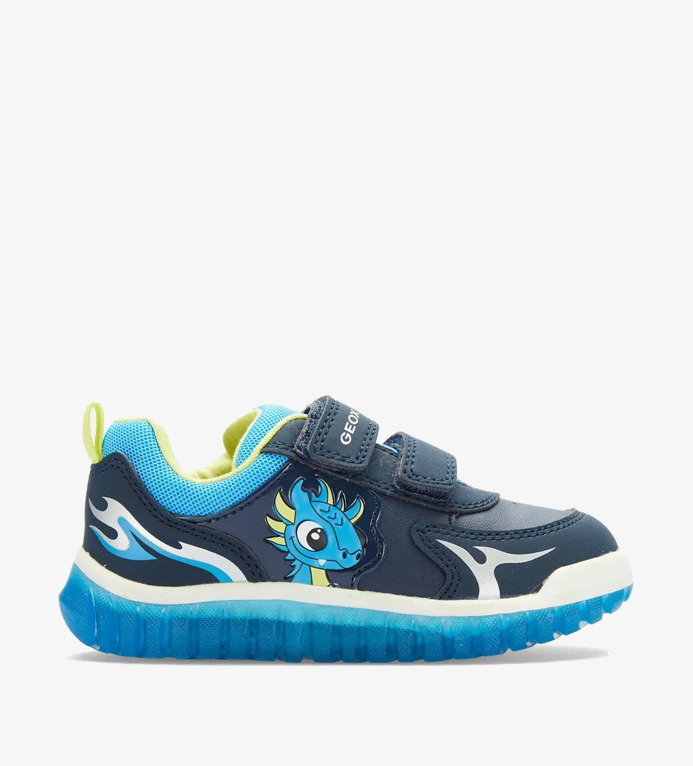 Geox Lightyloo Bebek Lacivert Sneaker