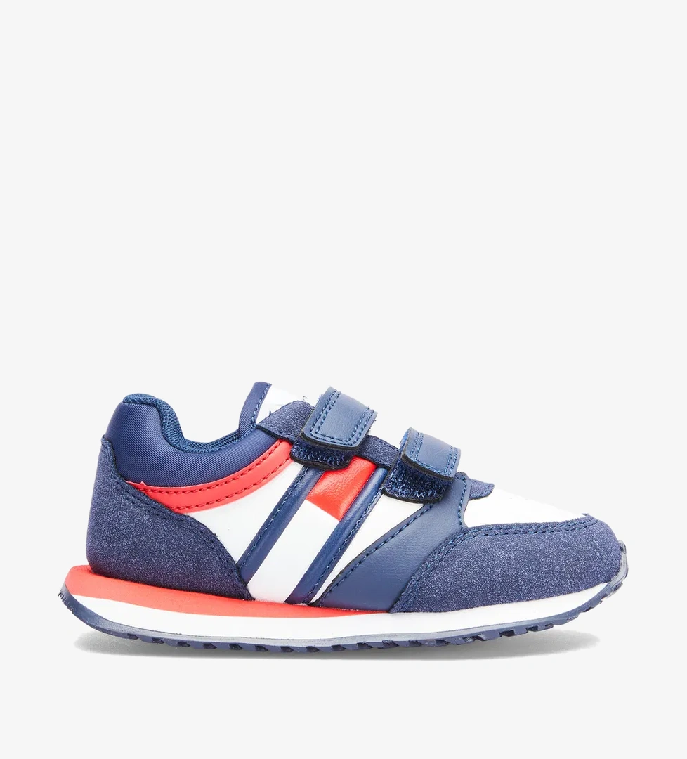 Tommy Hilfiger Flag Low Cut Velcro Bebek Mavi Spor Ayakkabı