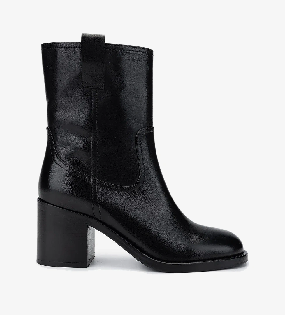 Valmenti Kadın Hakiki Deri Siyah Deri Casual Bot - Görsel 1