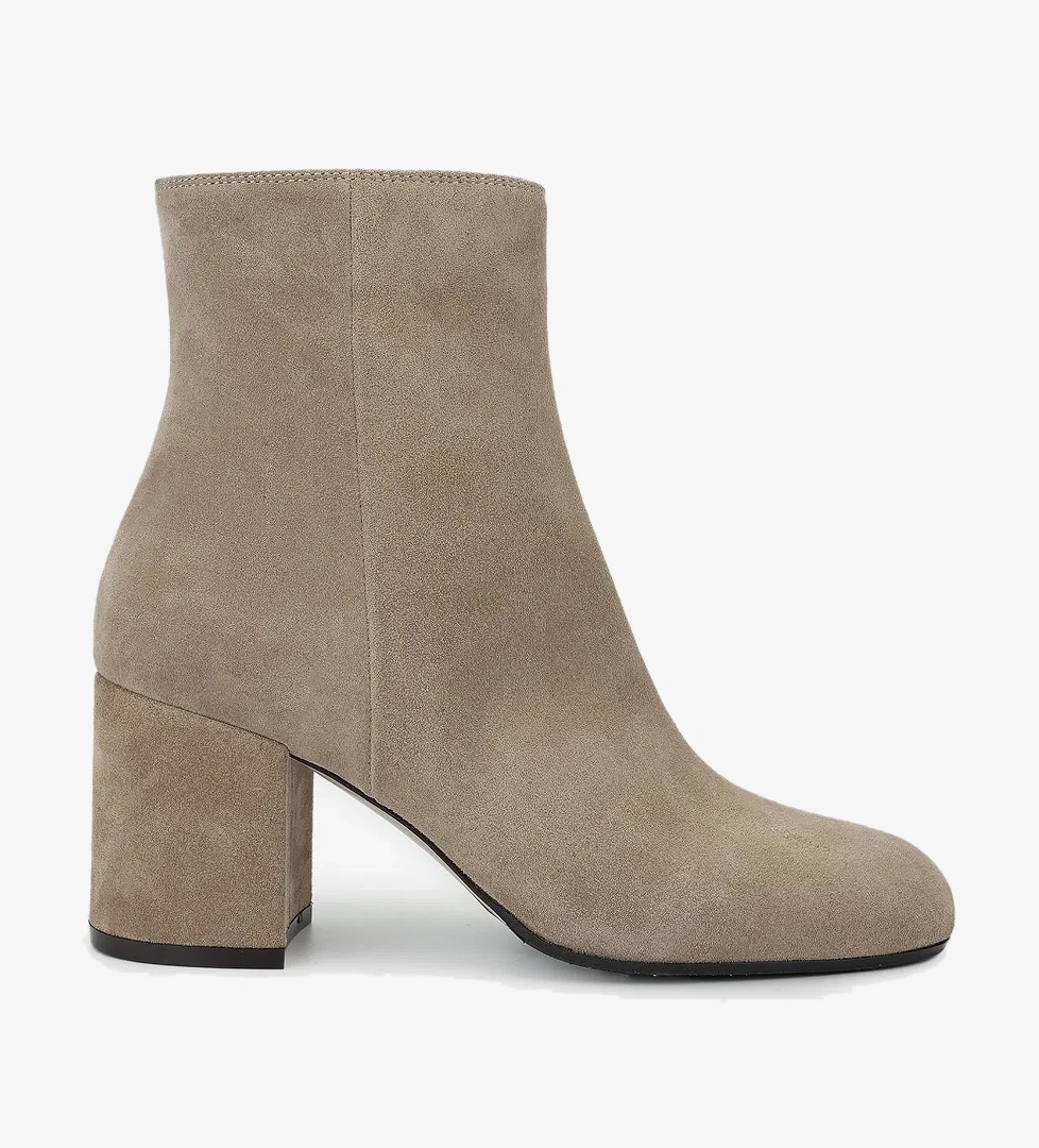 Valmenti Valmenti Kadın Hakiki Deri Bej Süet Casual Bot model görseli