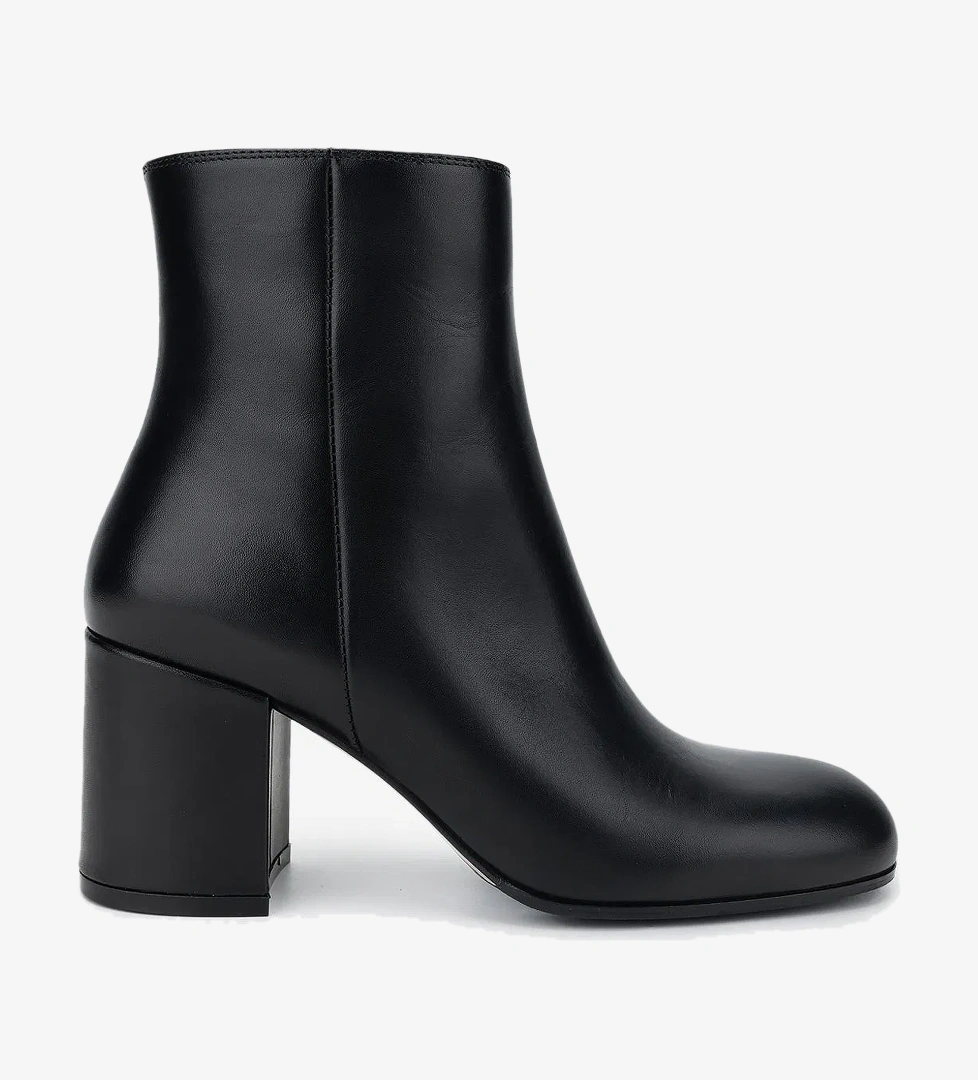 Valmenti Valmenti Kadın Hakiki Deri Siyah Deri Casual Bot model görseli