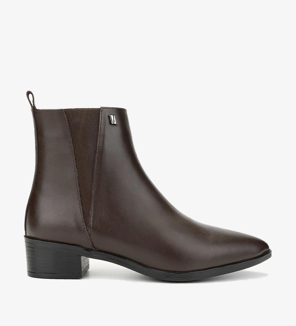 Valmenti Kadın Kahverengi Topuklu Bot - Görsel 1