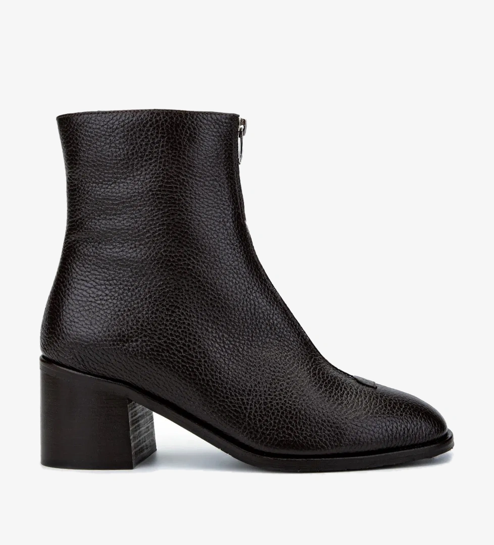 Valmenti Valmenti Kadın Hakiki Deri Kahverengi Topuklu Bot model görseli