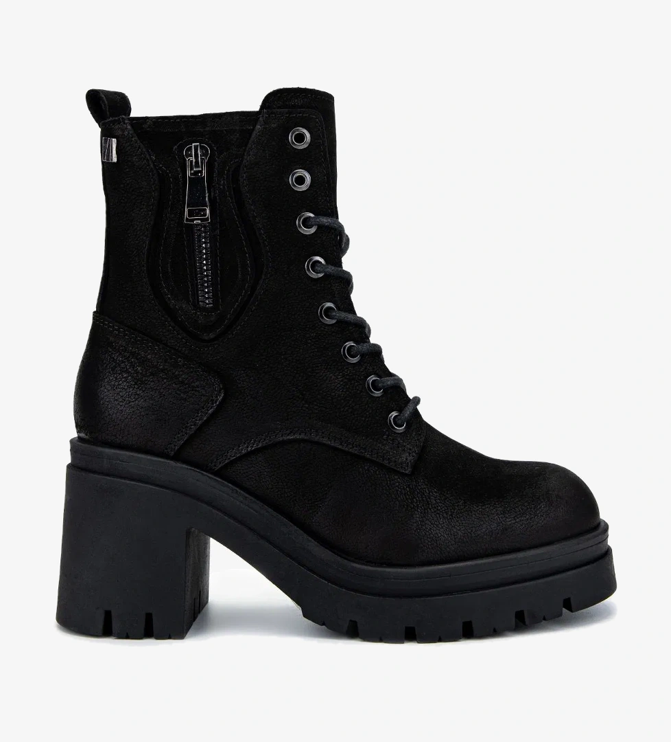 Valmenti Valmenti Kadın Hakiki Deri Siyah Nubuk Casual Bot model görseli