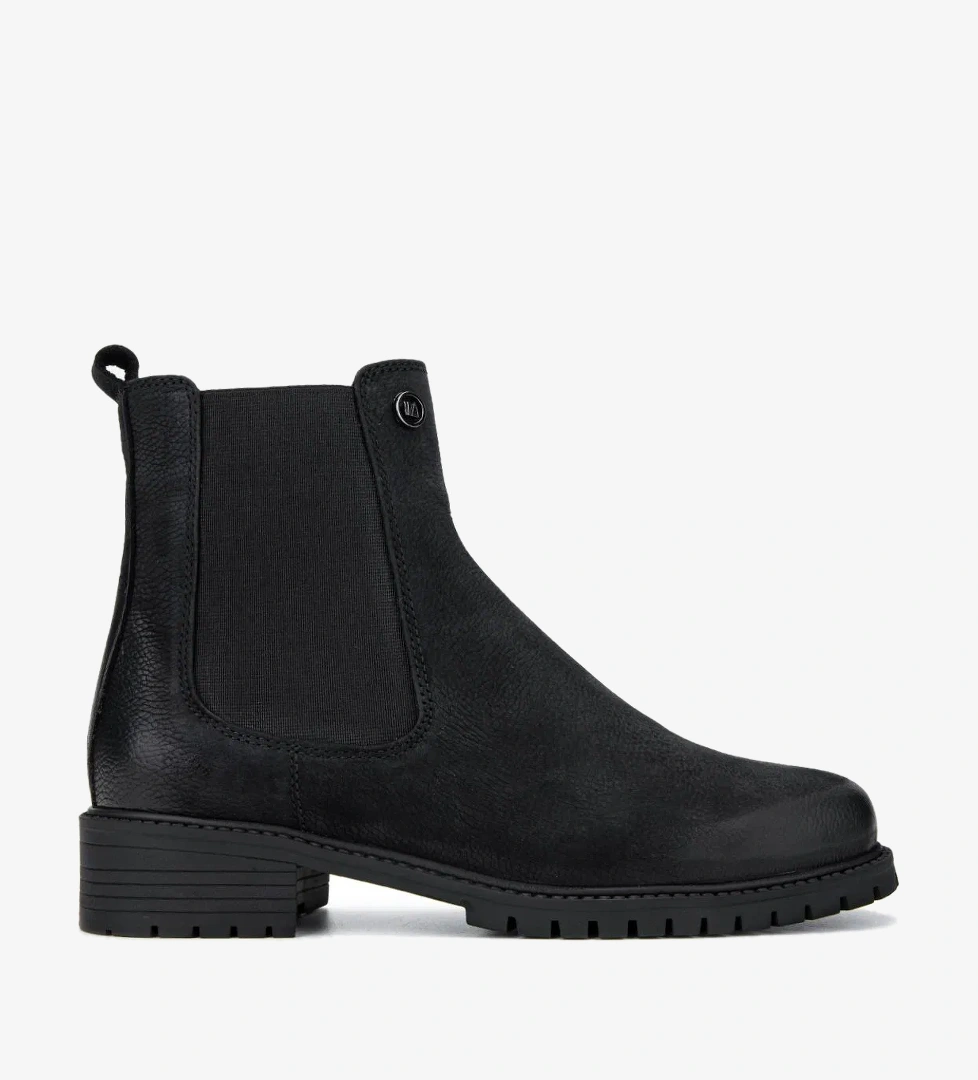 Valmenti Valmenti Kadın Siyah Nubuk Düz Bot model görseli