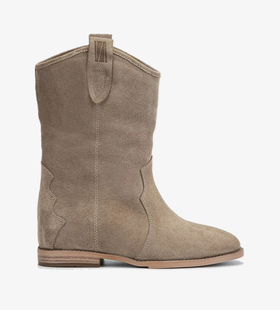 Valmenti Draco Kadın Yeşil Süet Hakiki Deri Casual Bot - Görsel 1