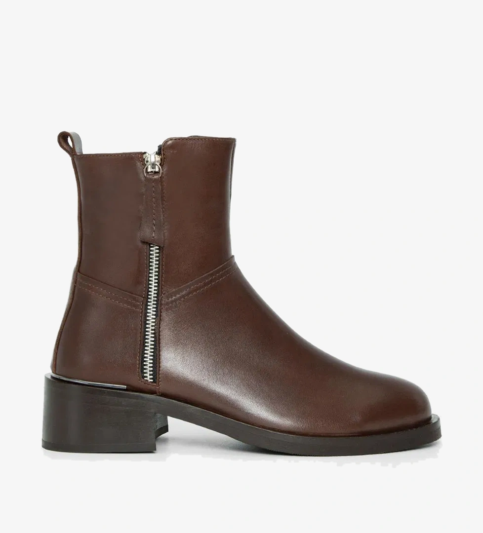 Valmenti Lyrion Kadın Kahve DR Hakiki Deri Casual Bot - Görsel 1