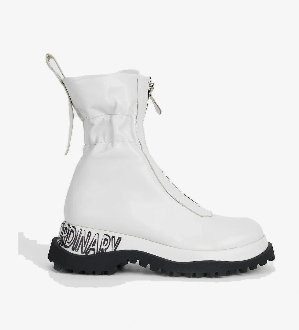 Valmenti Orıonex Kadın Beyaz Hakiki Deri Casual Bot - Görsel 1