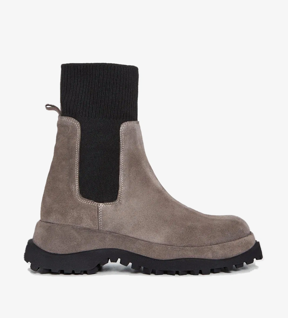 Valmenti Kadın Vizon Süet Hakiki Deri Casual Bot - Görsel 1