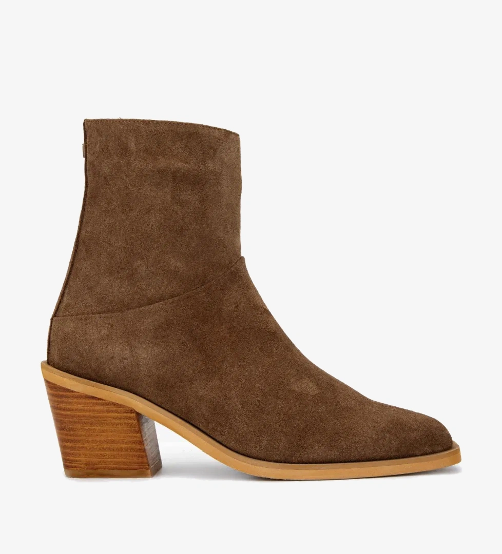 Valmenti Valmenti Kadın Hakiki Deri Tütün Süet Casual Bot model görseli