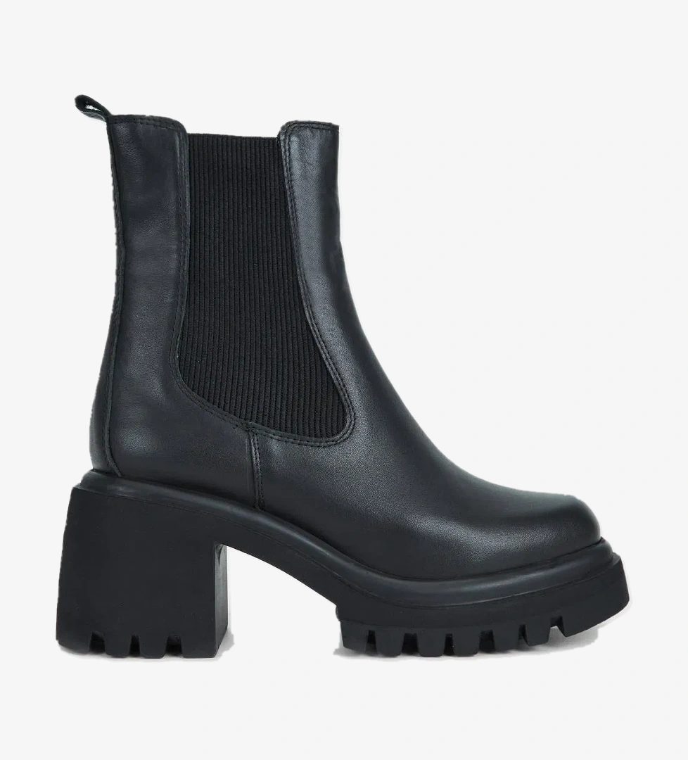 Valmenti Valmenti Kadın Siyah Hakiki Deri Casual Bot model görseli