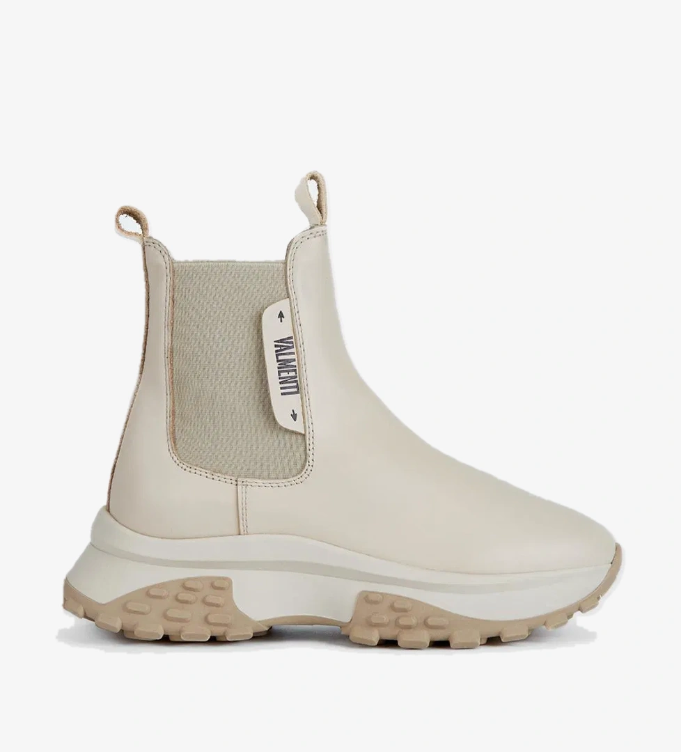 Valmenti Kadın Bej Hakiki Deri Casual Bot - Görsel 1