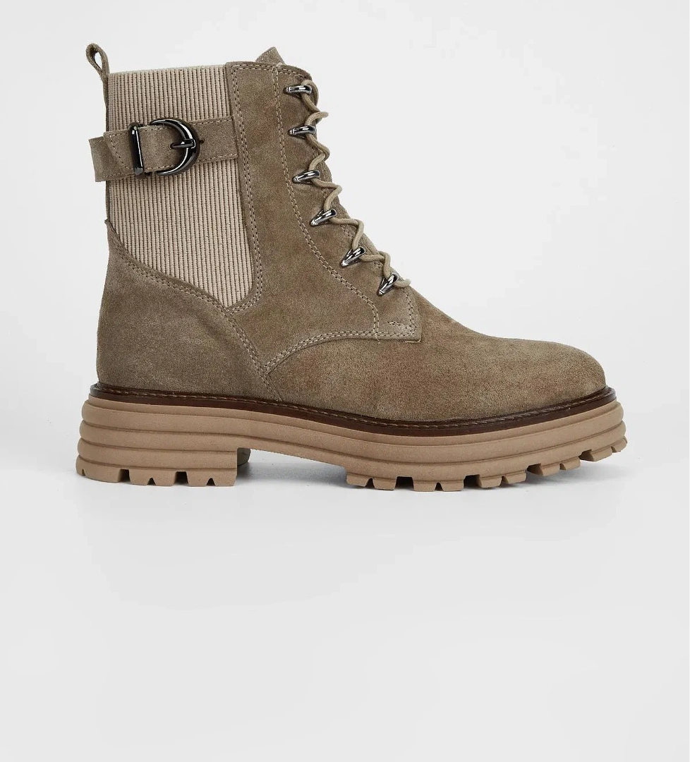 Valmenti Valmenti Sirius Kadın Bej Süet Hakiki Deri Casual Bot model görseli