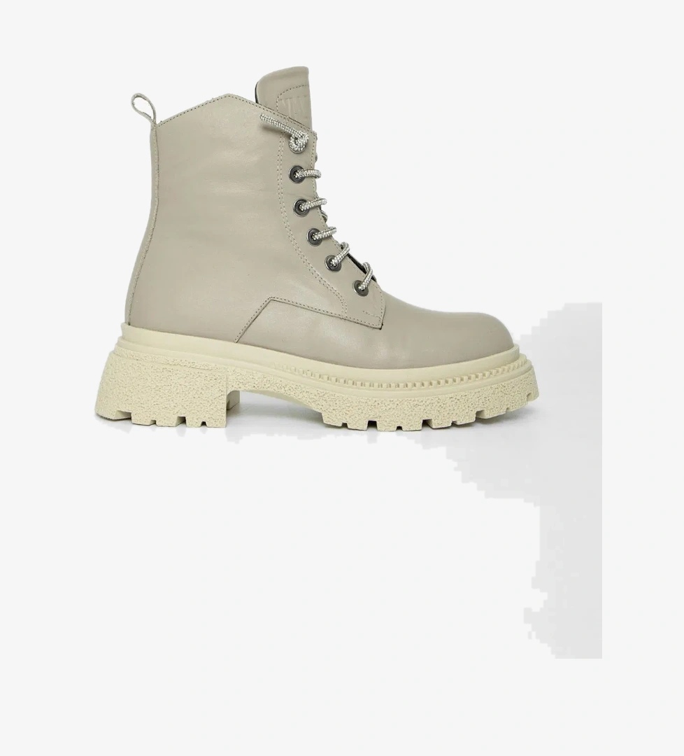 Valmenti Valmenti Kadın Bej Hakiki Deri Casual Bot model görseli