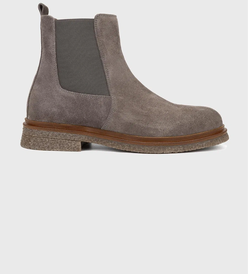 Valmenti Lyra Kadın Vizon Süet Hakiki Deri Casual Bot - Görsel 1