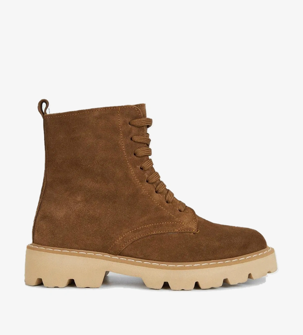 Valmenti Valmenti Kadın Taba Süet Hakiki Deri Casual Bot model görseli