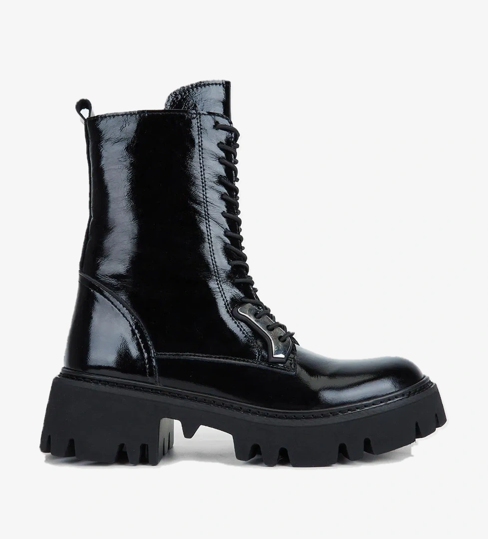 Valmenti Valmenti Chic Kadın SIYAH KRSK RGN Hakiki Deri Casual Bot model görseli