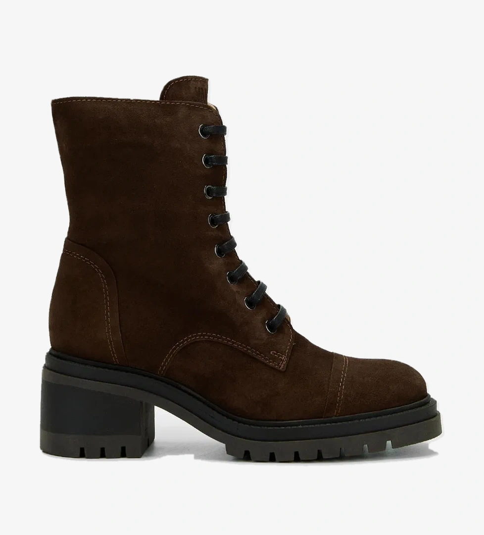 Valmenti Kadın Kahverengi Süet Hakiki Deri Casual Bot - Görsel 1