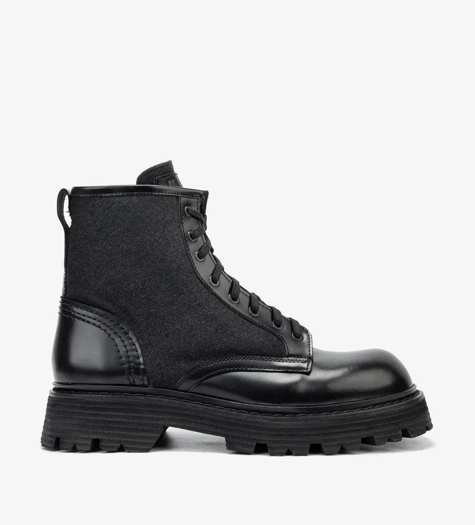 Valmenti Valmenti Erkek Siyah Açma Hakiki Deri Casual Bot model görseli