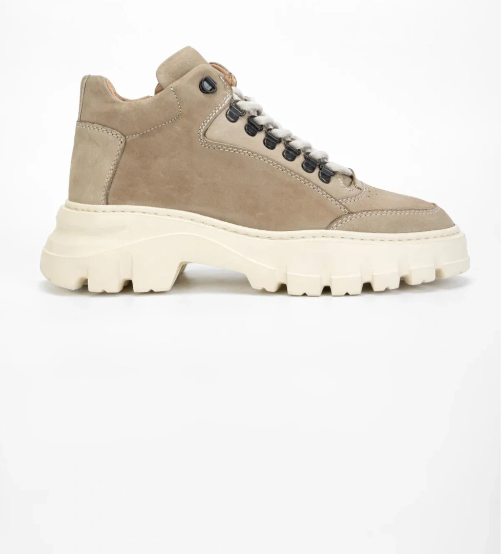 Valmenti Alanzo Erkek Bej Nubuk Hakiki Deri Casual Bot - Görsel 1