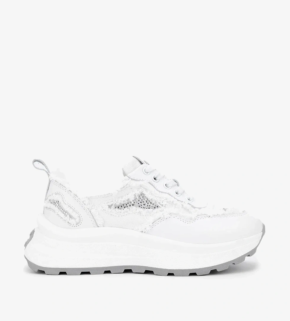 Valmenti Lovita Kadın Beyaz Hakiki Deri Sneakers &amp; Spor Ayakkabı - Görsel 1