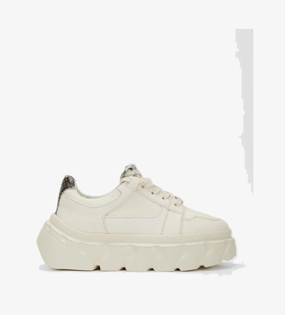 Valmenti Valmenti Kadın Bej Floter Hakiki Deri Sneakers & Spor Ayakkabı model görseli