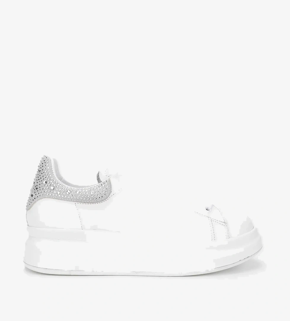 Valmenti Eric Kadın Beyaz Hakiki Deri Sneakers &amp; Spor Ayakkabı - Görsel 1