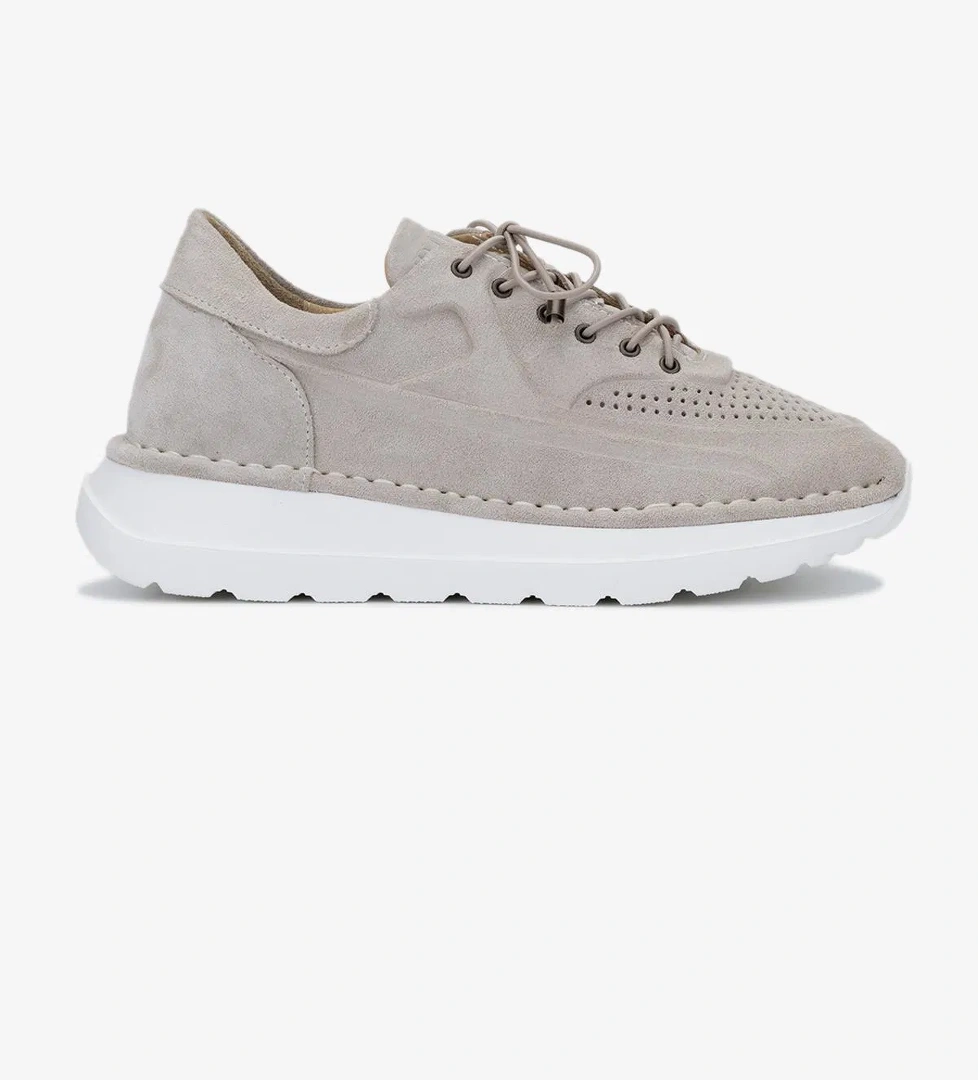 Valmenti Valmenti Zoe Kadın Bej Süet Hakiki Deri Sneakers &amp; Spor Ayakkabı model görseli