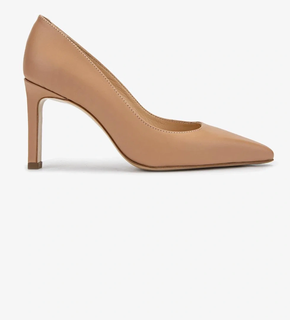 Valmenti Valmenti Nuc Kadın Nude Hakiki Deri Topuklu Ayakkabı model görseli