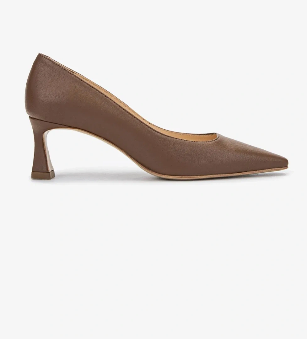 Valmenti Valmenti Sergio Kadın Taba Hakiki Deri Topuklu Ayakkabı model görseli