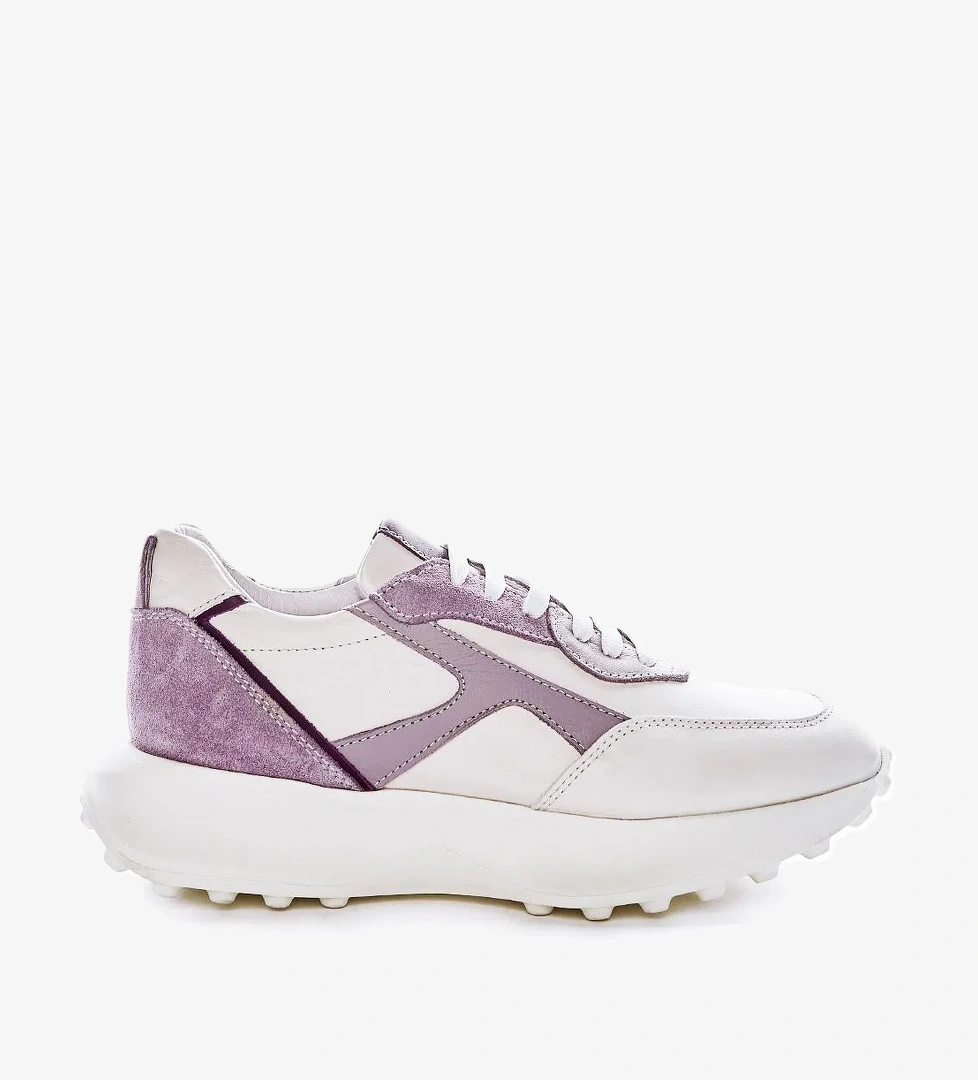 Valmenti Laura Kadın Lila Multi Hakiki Deri Sneakers & Spor Ayakkabı - Görsel 1