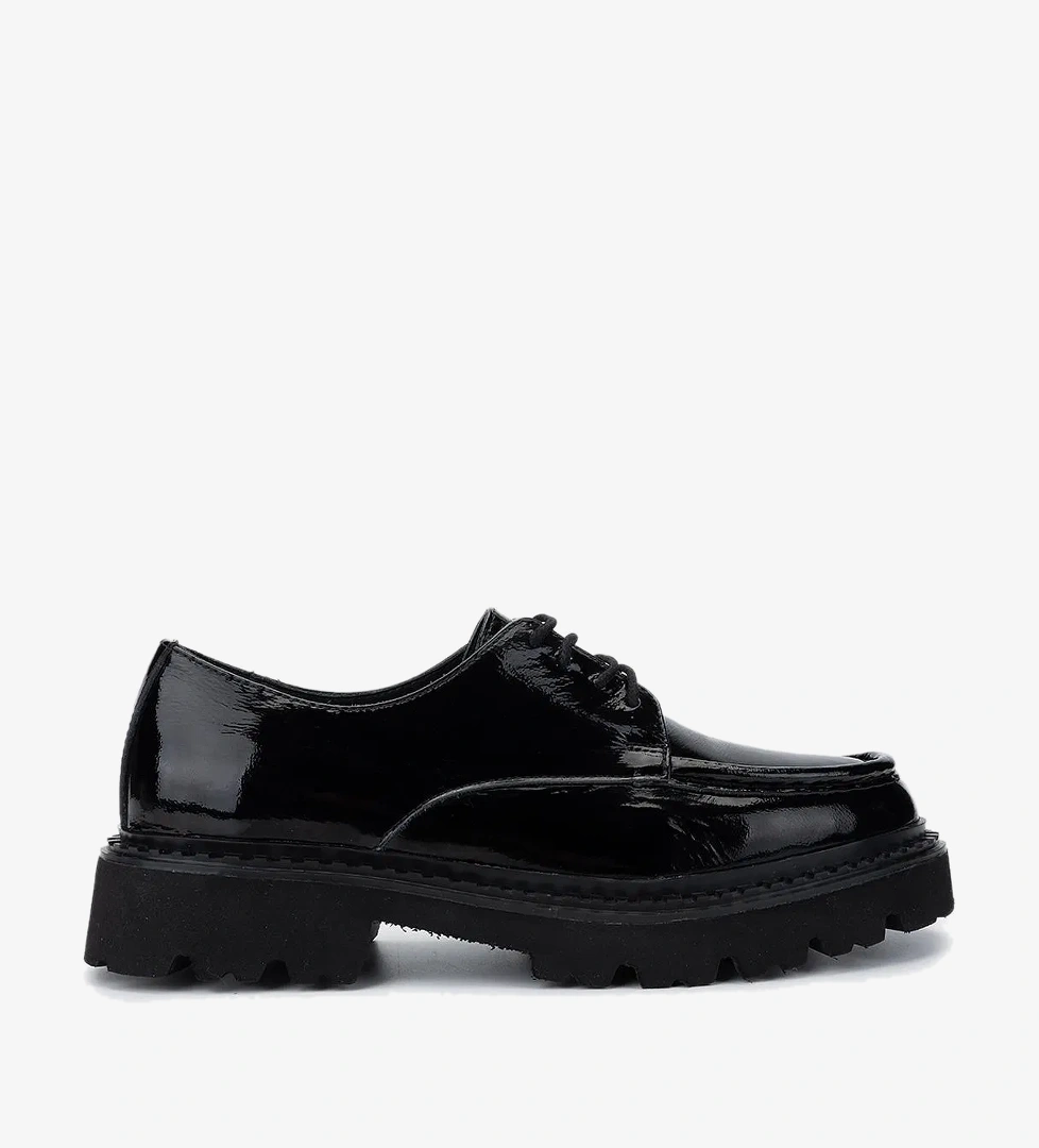 Valmenti Valmenti Kadın Siyah Rugan Casual Ayakkabı model görseli