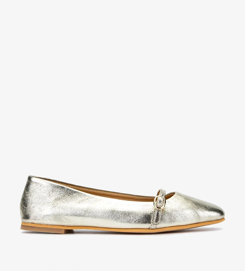 Valmenti Valmenti Shine Kadın Dore Hakiki Deri Babet model görseli