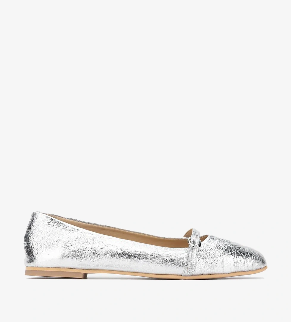 Valmenti Valmenti Shine Kadın Lame Hakiki Deri Babet model görseli