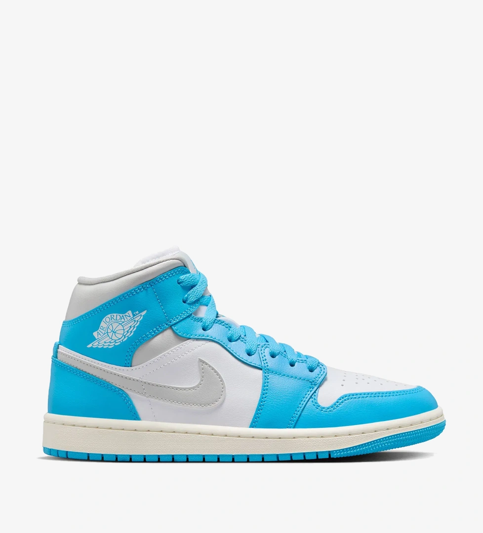 Jordan Air 1 Mid Kadın Mavi Spor Ayakkabı