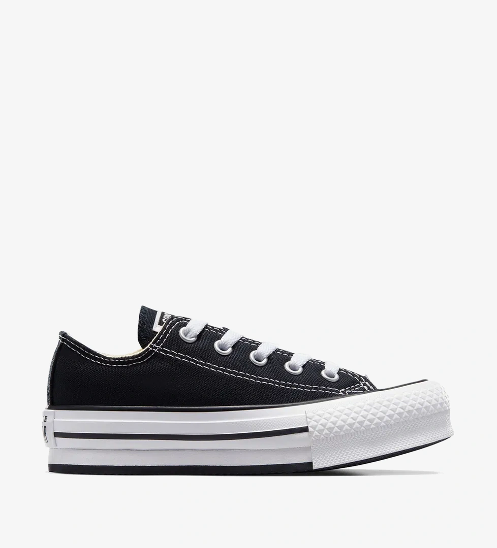 Converse Chuck Taylor All Star Eva Lift Çocuk Siyah Platform Sneaker