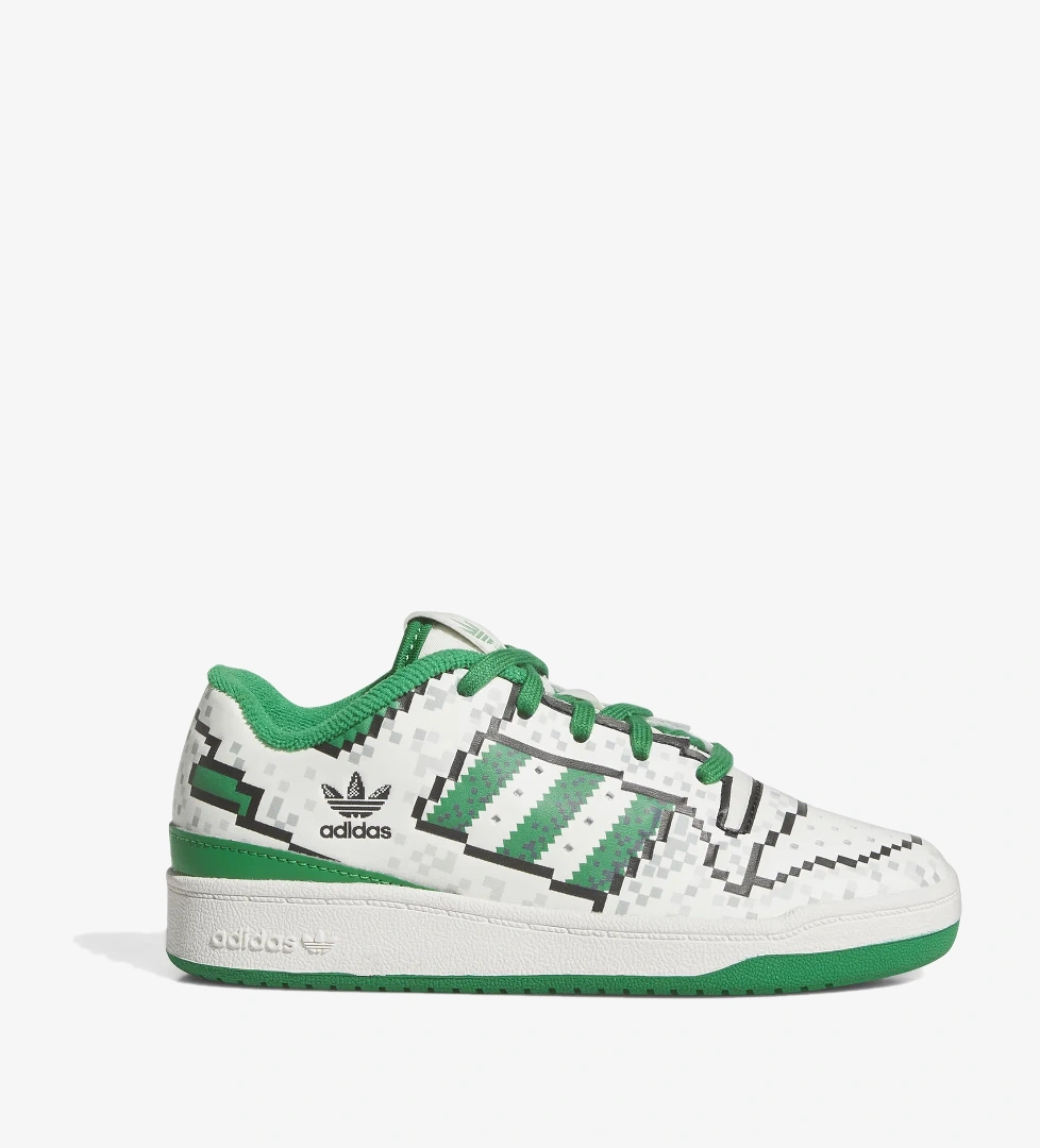 adidas Forum Low CL Çocuk Beyaz Basketbol Ayakkabısı - Görsel 1