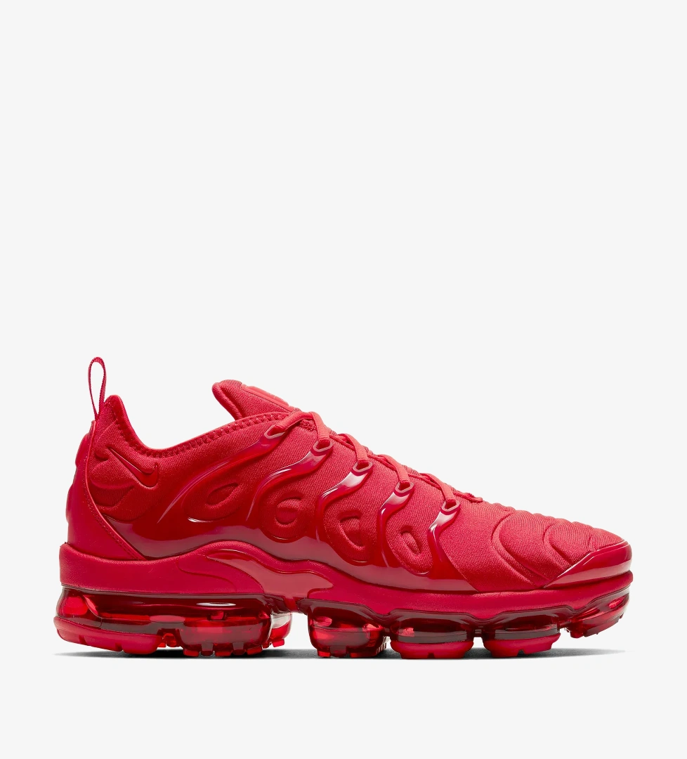 Nike Nike Air VaporMax Plus Erkek Kırmızı Spor Ayakkabı Sneaker | FashFed Kırmızı - 1. görsel