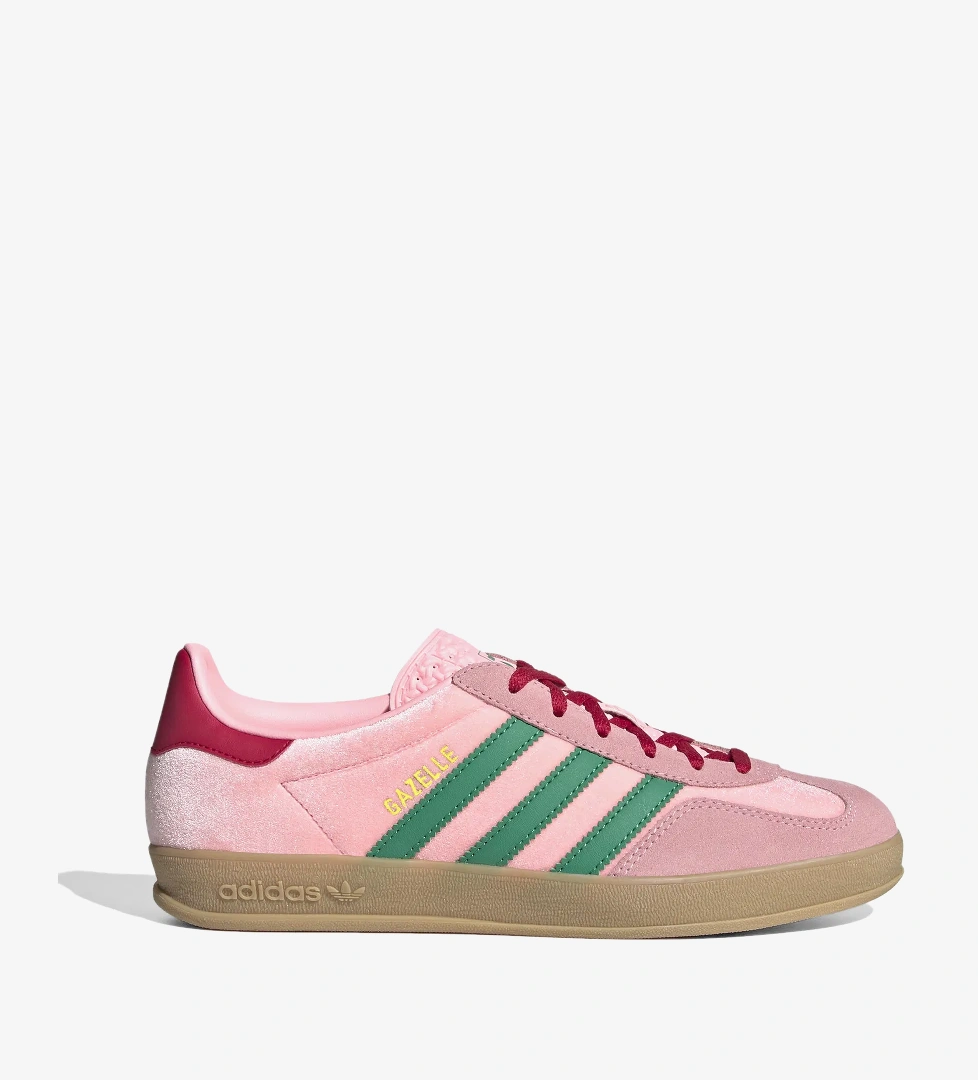 adidas Gazelle Indoor Kadın Pembe Spor Ayakkabı - Görsel 1