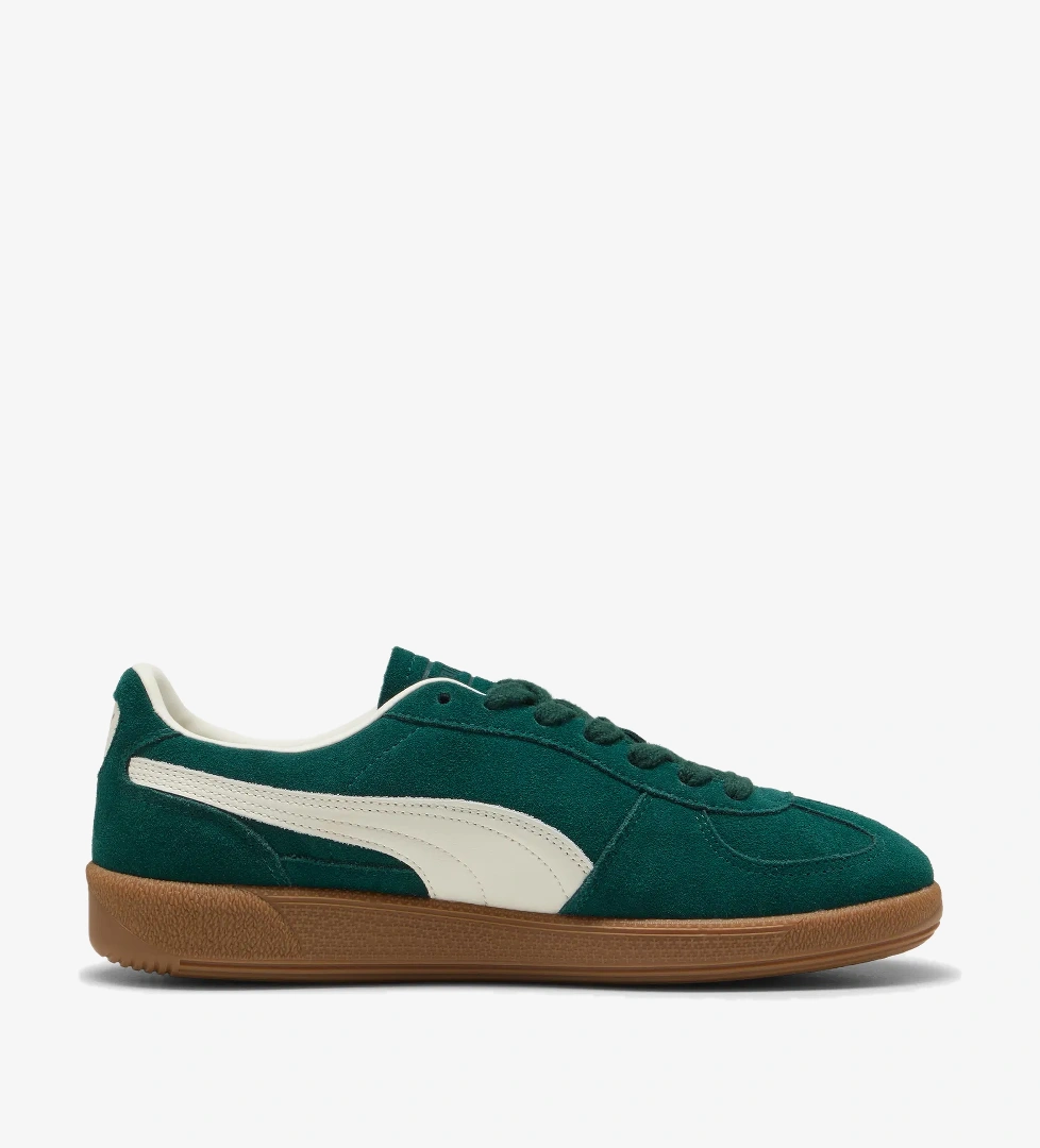 Puma Palermo Unisex Yeşil Spor Ayakkabı - Görsel 1