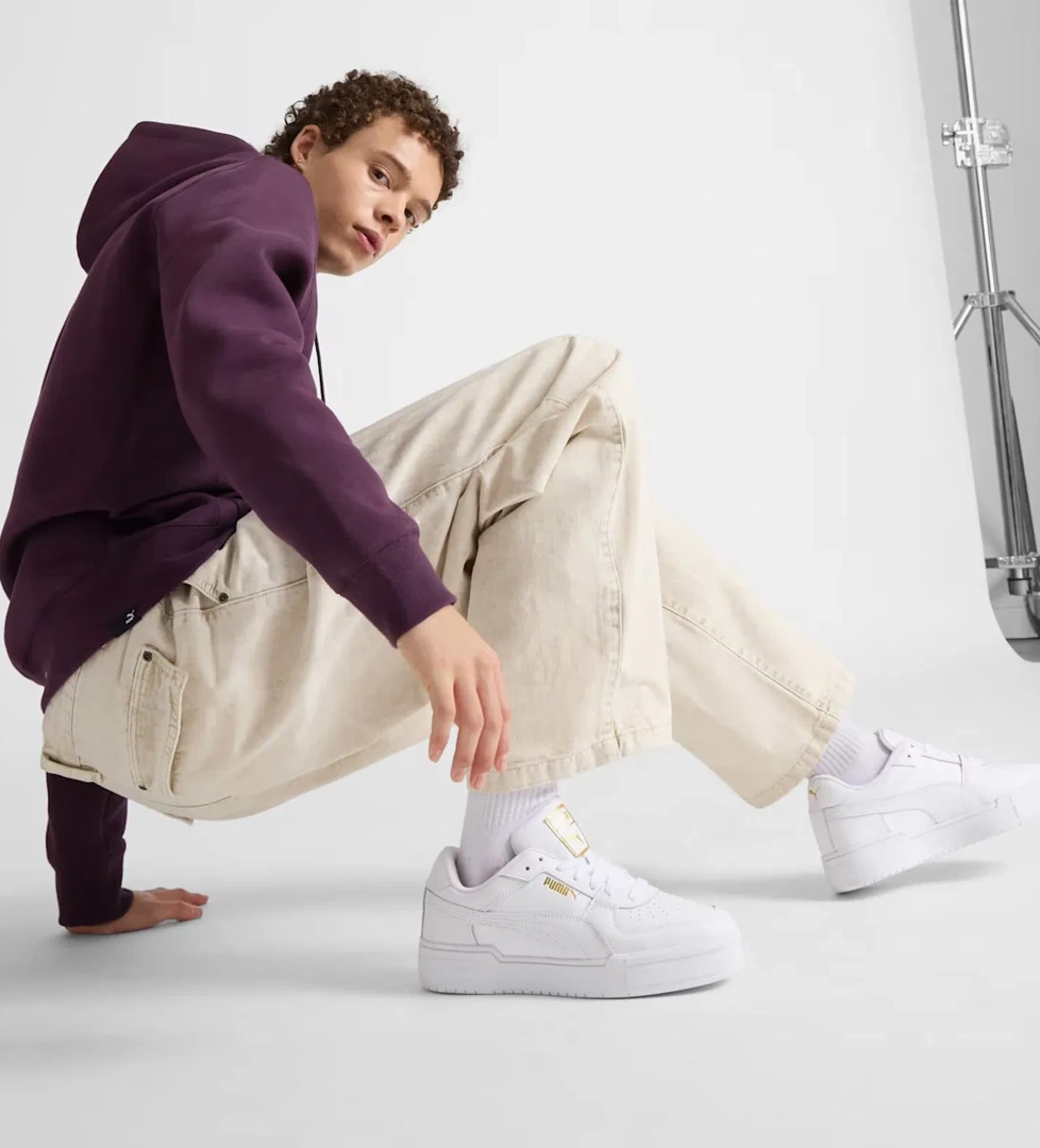 Puma CA Pro Classic II Unisex Beyaz Spor Ayakkabı - Görsel 1