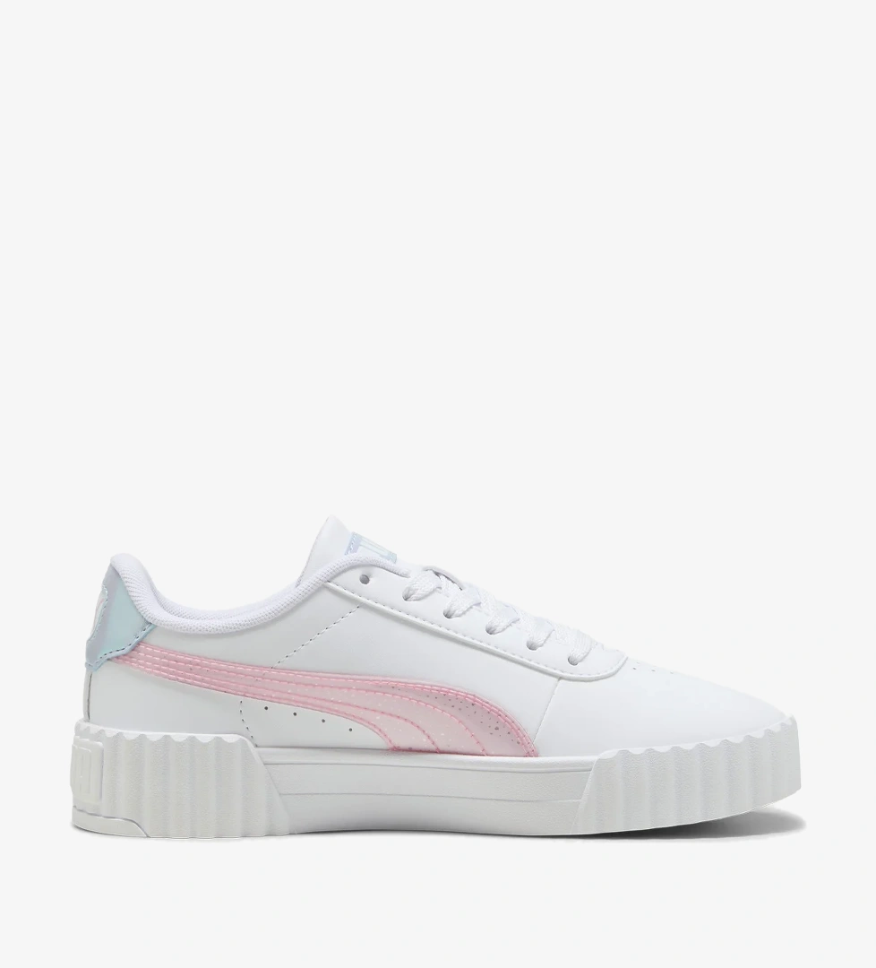 Puma Puma Carina 3 0 Blurry Dreams Jr Çocuk Beyaz Spor Ayakkabı Sneaker | FashFed Beyaz - 1. görsel