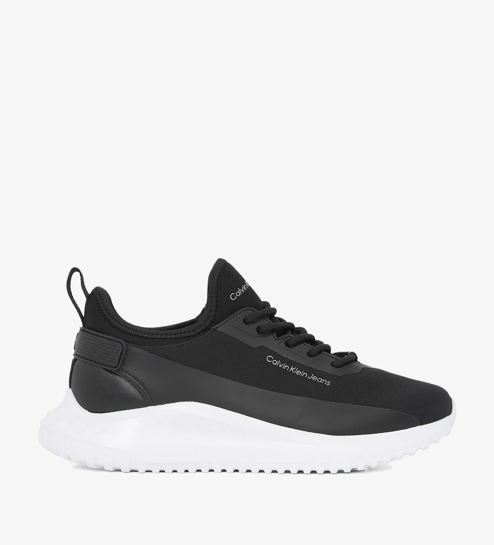 Calvin Klein Eva Runner So Mix İn Hitech Kadın Siyah Sneaker - Görsel 1