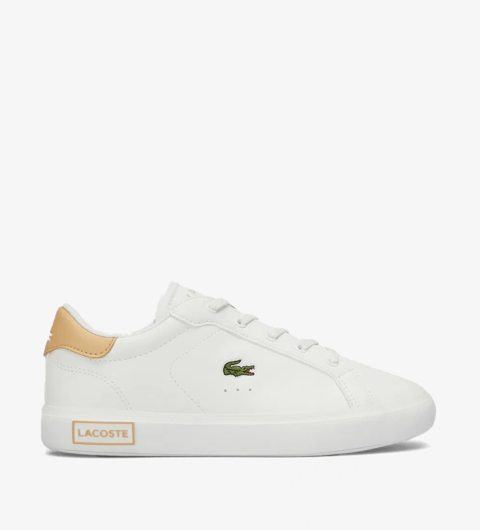 Lacoste Powercourt Çocuk Beyaz Sneaker - Görsel 1